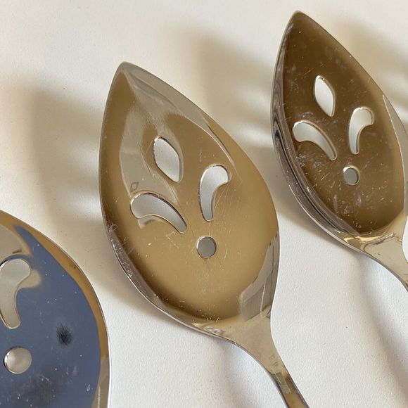 Oneida Ltd 1881 Rogers Stainless Pie Server Spanish Court Black Textured (6) Pcs - Picture 3 of 7